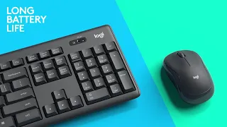 Logitech MK295 Silent Wireless Optical Keyboard & Mouse Combo | Product Overview | ENG