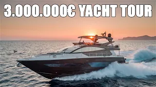 Visite d'un yacht exceptionnel à 3.000.000€ - Pearl 80 2022