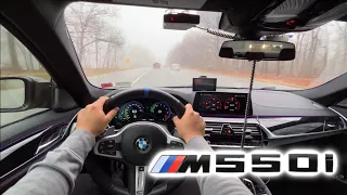 BMW M550I POV DRIVE | WEST NEW YORK