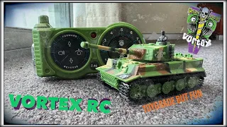 RC Tiger tank 1/62 scale, toy grade but is it cool?