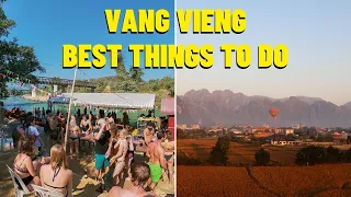 Tubing in Vang Vieng, Laos - Still Worth It? Hot Air Ballooning