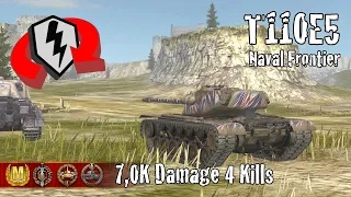 T110E5  |  7,0K Damage 4 Kills  |  WoT Blitz Replays