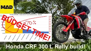 Honda CRF300 L Rally long term build Episode 4