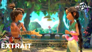 Les Croods 2 : Une Nouvelle Ère - Extrait Guy et Eep rencontrent Aurore VF [Au cinéma le 7 juillet]