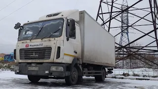 Выгрузка на старой работе и снова в рейс