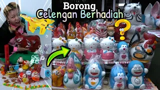 PECAHIN CELENGAN KARAKTER ISI HADIAH MAINAN ! Buaya Masuk Ke Kamar Ku..