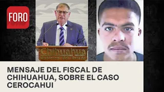 Mensaje de la Fiscalía de Chihuahua, sobre el caso de los sacerdotes jesuitas asesinados