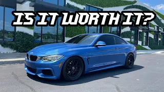 TOP 5 THING'S I LOVE ABOUT MY 435I (F32) | SHOULD YOU BUY A 435I? | WALKAROUND!