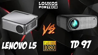 LENOVO L5 vs THUNDEAL TD 97 - Qual o MELHOR PROJETOR FULL HD 2022?