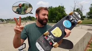 Old man Lazy Skateboard Setup Old-school VS Freestyle