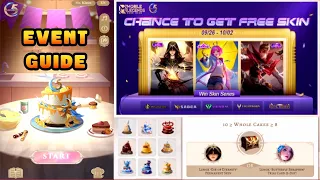 5TH ANNIVERSARY CAKE MAKING EVENT GUIDE | HOW TO SHARE AND UNLOCK MORE BAKER? WIN FREE SKIN - MLBB