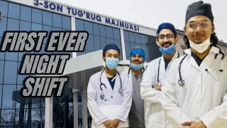 First Ever Night Shift as a Medical Student | Samarkand State Medical University #medicalstudent