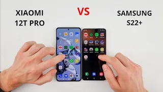 Xiaomi 12T Pro vs Samsung S22+ | SPEED TEST