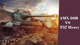 AMX 50B vs T57 Heavy Tank/С Маскировкой Все Нормально