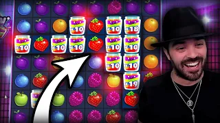 Streamer Super Mega Win on Jammin Jars slot - Top 5 Best wins of the week slots