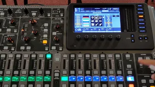 How to Save a Scenes on the Behringer X32 Mixing Desk