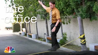 Dwight's Slackline Fail - The Office