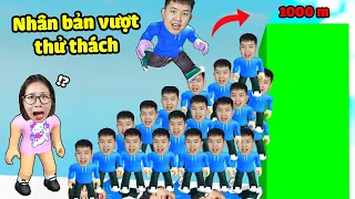 Nhân bản 1 tỷ bqThanh để vượt qua thử thách bức tường 1000m siêu cao Ốc Sợ Hãi Vì Quá Nhiều bqThanh