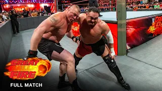 FULL MATCH - Brock Lesnar vs. Samoa Joe – Universal Title Match: WWE Great Balls of Fire 2017