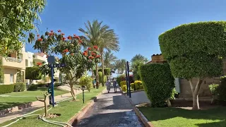 Relaxing walk through the Golden Beach Resort in Hurghada, Egypt 2024