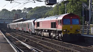 66001 arrives and departs Ipswich dragging 755417, 755326 and 755418 working 5Q99 16/5/19