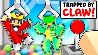TRAPPED in a CLAW MACHINE in Minecraft!