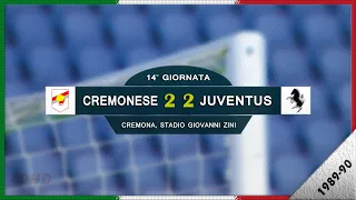 Serie A 1989-90, g14, Cremonese - Juventus