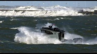 Rafnar 1100 RIB test drive in rough conditions