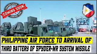 Latest News About; Delivery of Batteries to the Three SPYDER MR Systems for the Philippine Air Force