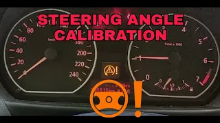 BMW 1 Series E81/82/87/88 - DSC - Steering Angle Calibration / Reset - Delphi DS150E 🚗👨‍🔧