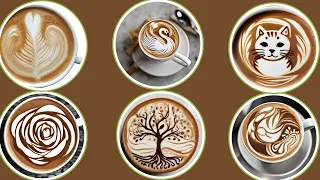 THE BETS LATTE ART / COMPILATION!!👀😲😲😋😋