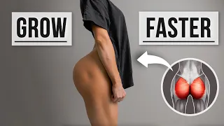 NON-STOP BOOTY Workout to Grow BUTT FASTER! Intense, No Rest, No Equipment, At Home