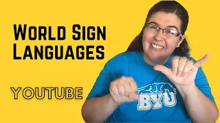 **1,000 Subs GIVEAWAY!** How to Sign “YOUTUBE” in World Sign Languages