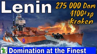 Lenin (Russian Domination) -  World of Warships Legends -  Replay with commentary (Shogun)