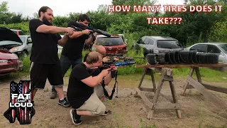 HOW MANY TIRES WILL IT TAKE TO STOP A BULLET