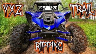 YXZ FAST TRAIL RIPPPING | HILL CLIMBS | ACTION SHOTS | DONUTS | YAMAHA YXZ1000R SS | SXS | UTV