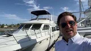 2006 Navigator 53 Powerboat for sale San Diego, California Video Walkthrough Review By Ian Van Tuyl