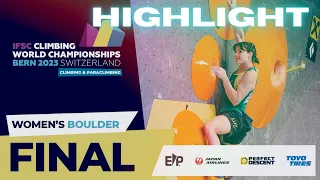 HIGHLIGHT | Women's Boulder Final Bern World Championship 2023