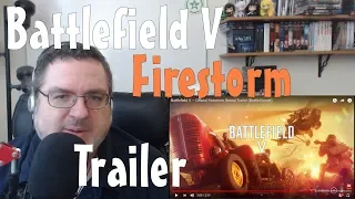 Battlefield V Firestorm Battle Royale Trailer Blind Reaction and Comments