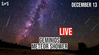 Live : Geminids Meteor Shower 2023  | December 13