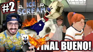 Me Escape del Heladero Malvado | Ice Scream 4 Gameplay Final Bueno | Juegos Luky