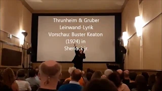 Thurnheim & Gruber Leinwand-Lyrik: Buster Keaton Sherlock jr. (1924)