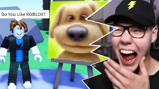 Reacting to Roblox Starving Artist Funny Moments & Memes