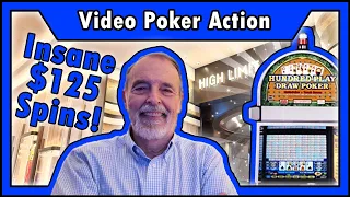 INSANE $125 Spins on High-Limit Video Poker at Hard Rock Casino • The Jackpot Gents