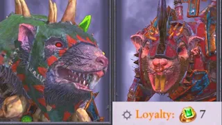 Skaven Legendary Lords quotes about Loyalty of their servants. Total War Warhammer 2