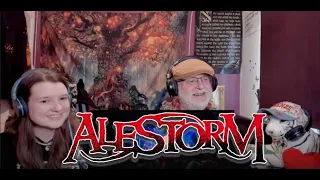 ALESTORM - Zombies Ate My Pirate Ship (Dad&DaughterFirstReaction)