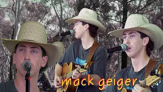 Mack Geiger performing in Tamworth in January 2024.