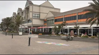 Visiting shopping mall 'Platz Am Meer' in Swakopmund