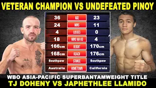 JAPHETHLEE LLAMIDO VS TJ DOHENY PREV. FIGHT HIGHLIGHTS | DOHENY FIRST ROUND KNOCKOUT LLAMIDO