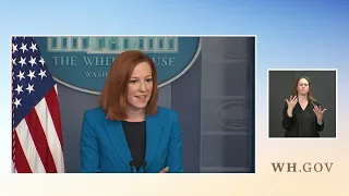 04/26/21: Press Briefing by Press Secretary Jen Psaki & Director of the NEC Brian Deese